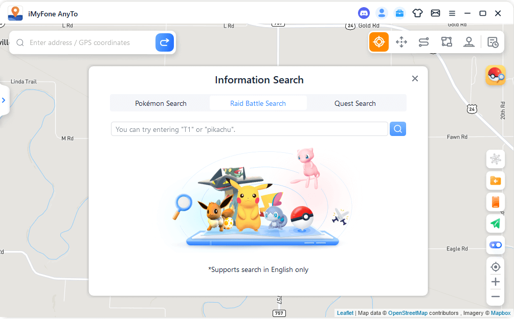 informacije search raid search battle