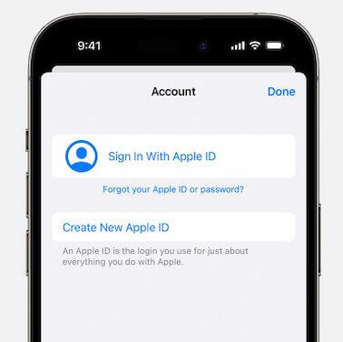hozz létre egy új Apple ID-t