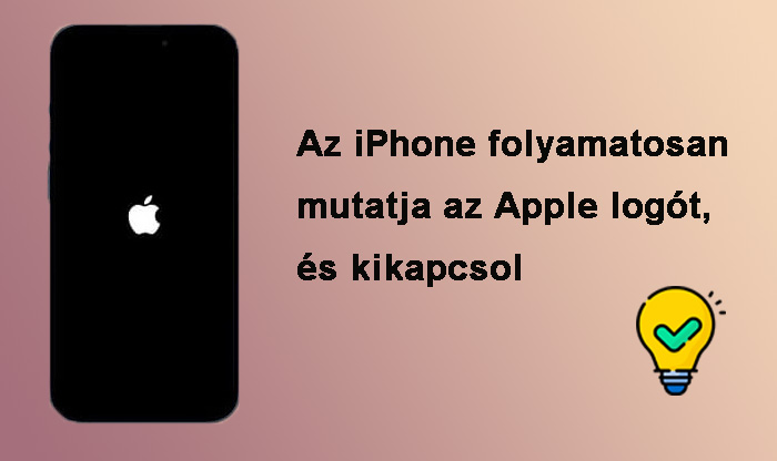 fix iphone folyamatosan mutatja az Apple logót és kikapcsol