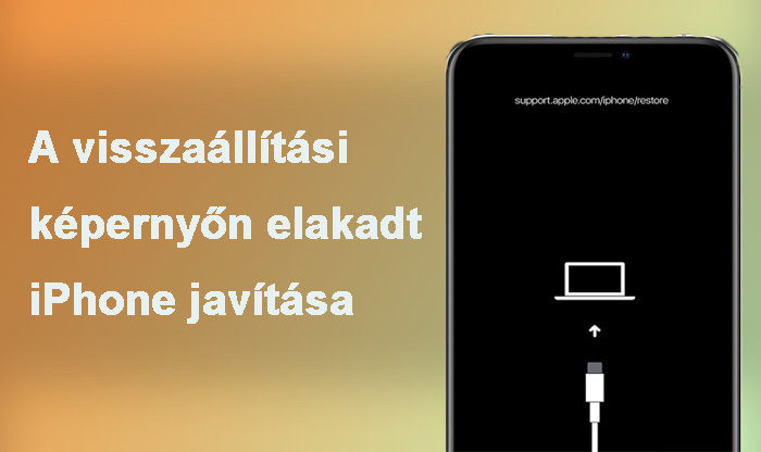 Javítsa ki a visszaállítási képernyőn elakadt iphone-t