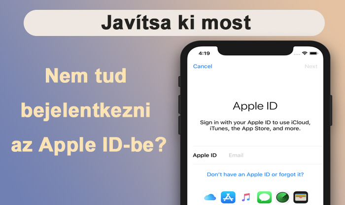 jelentkezzen be apple id