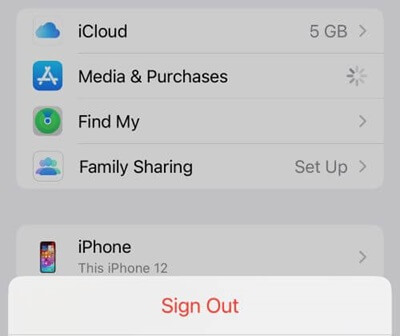 kijelentkezés az Apple ID-ből az Alkalmazásbolt