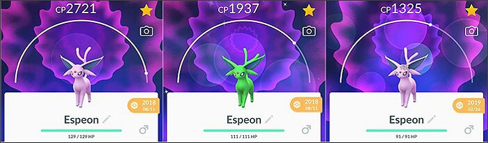 espeon család