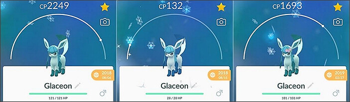 glaceon család