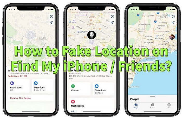 hogyan hamisíthat meg helyet a Find My iphone / Friends alkalmazásban