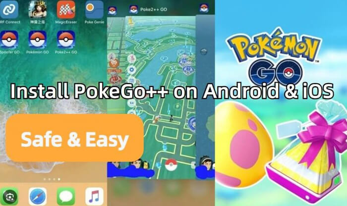 A PokeGo++ telepítése Android és iOS rendszeren (biztonságos és egyszerű)