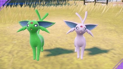 fényes Espeon és a normál