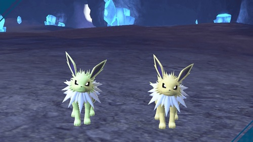 fényes Jolteon és a normál