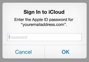 jelentkezzen ki, majd be az iCloudba