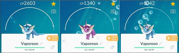 vaporeon család