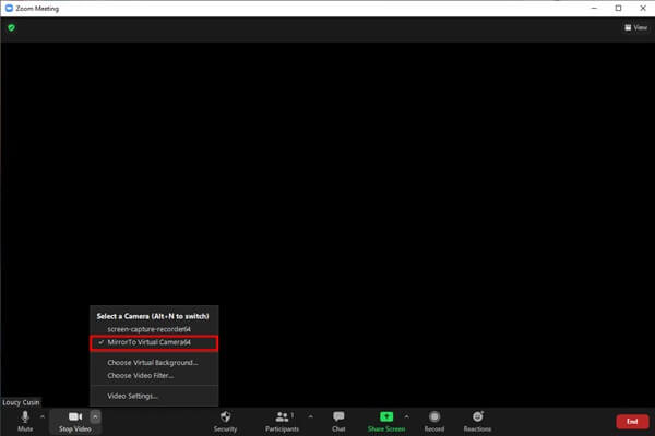 MirrorTo Virtuális kamera64