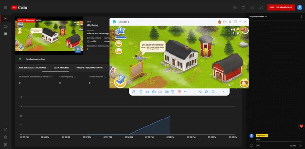 iPad képernyője élőben közvetítésre kerül a Twitch