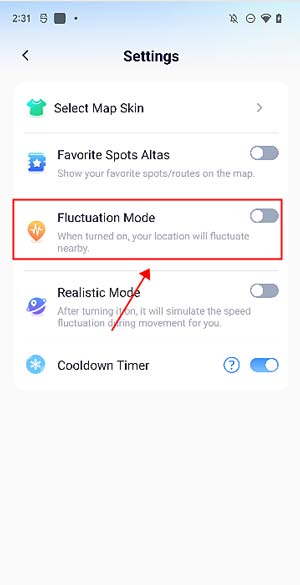 anyto android fluktuációs mód