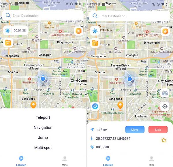 anyto android teleport mód