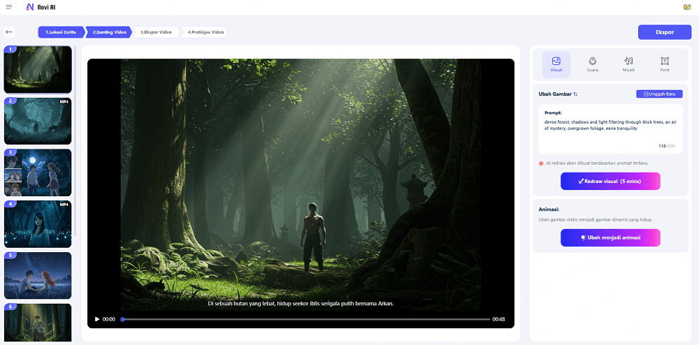AI Video Animation bisa dibuat dari Teks