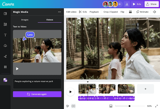 Canva AI Video Maker