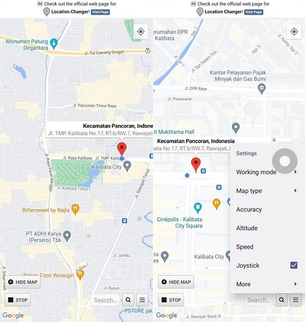 Cara Mengaktif Fake GPS di Android dengan Location Changer Fake GPS Netlinkd