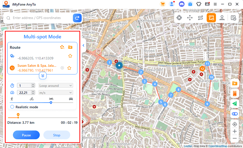cara mengubah lokasi di google map dengan pc 8