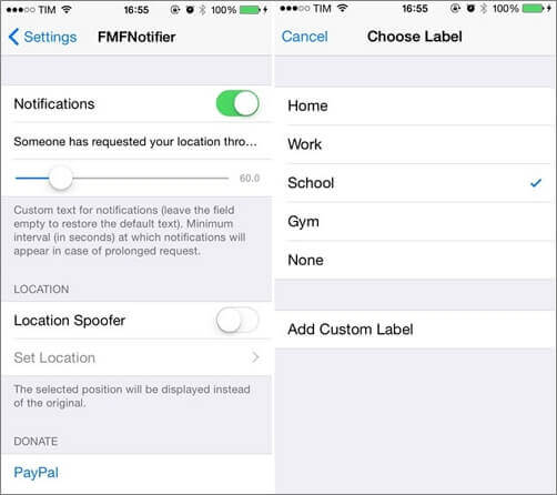how to fake location on iphone find my fmfnotifier