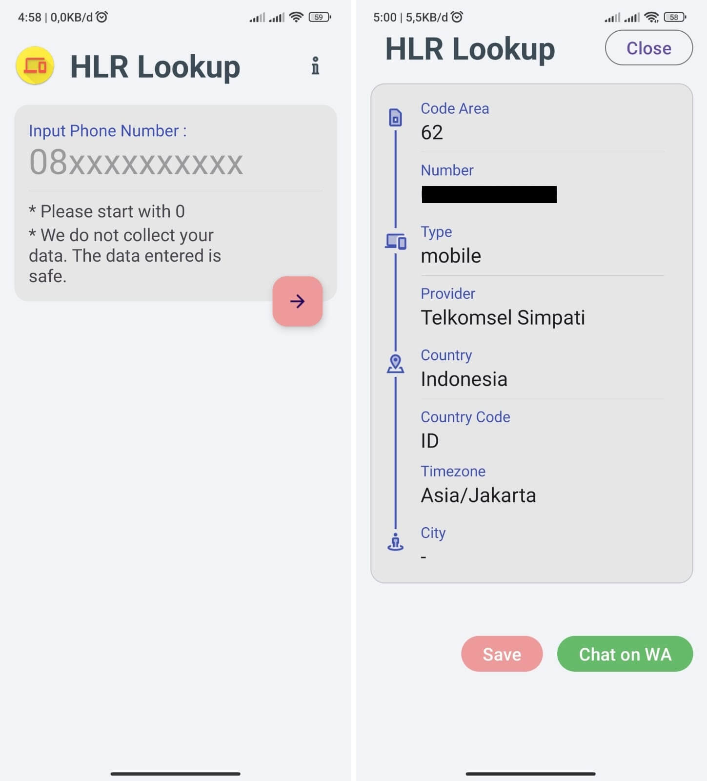 melacak lokasi pemilik nomor hp whatsapp melalui hlr lookup secara gratis