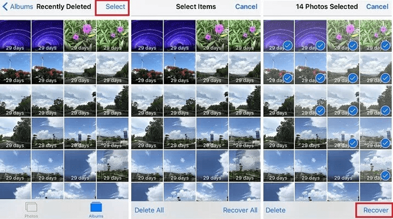 langkah cara mengembalikan foto yang terhapus permanen di iphone