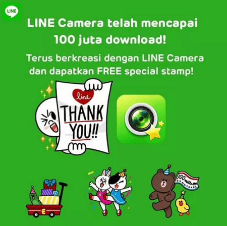 line camera app sticker