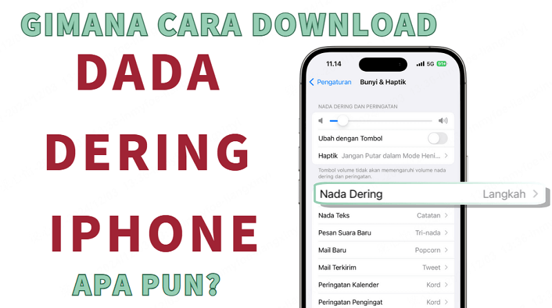 download nada dering iPhone