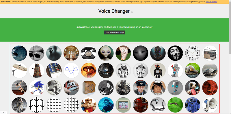 cara mengubah suara melalui layanan web