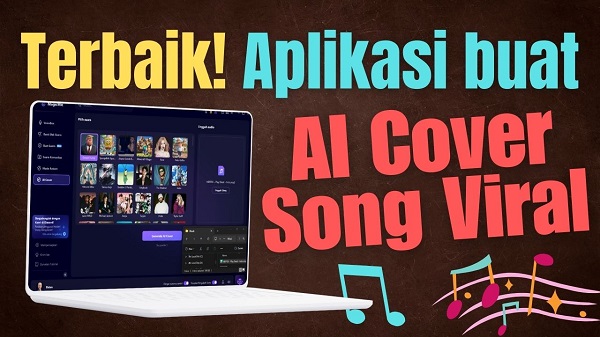 aplikasi web untuk buat ai cover song viral
