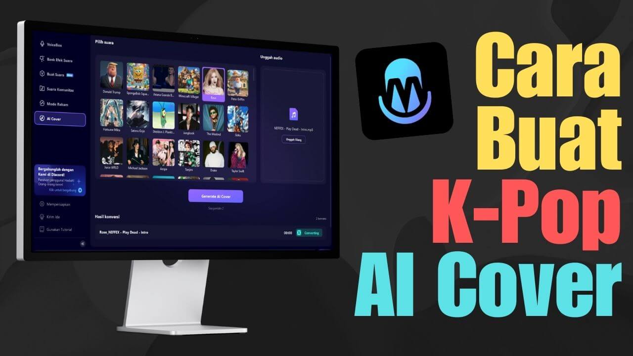cara mudah bikin ai cover kpop dan lagu lainnya free