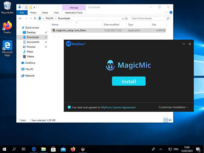 download the magicmic installer setup file