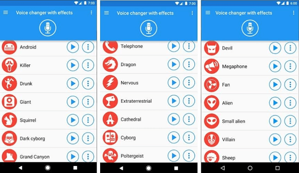 voice changer with effects app