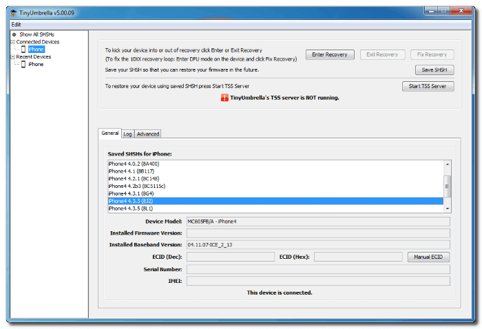 tinyumbrella ios downgrade tool for windows for free