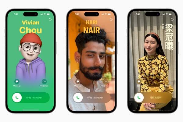 fitur baru ios17 contact posters