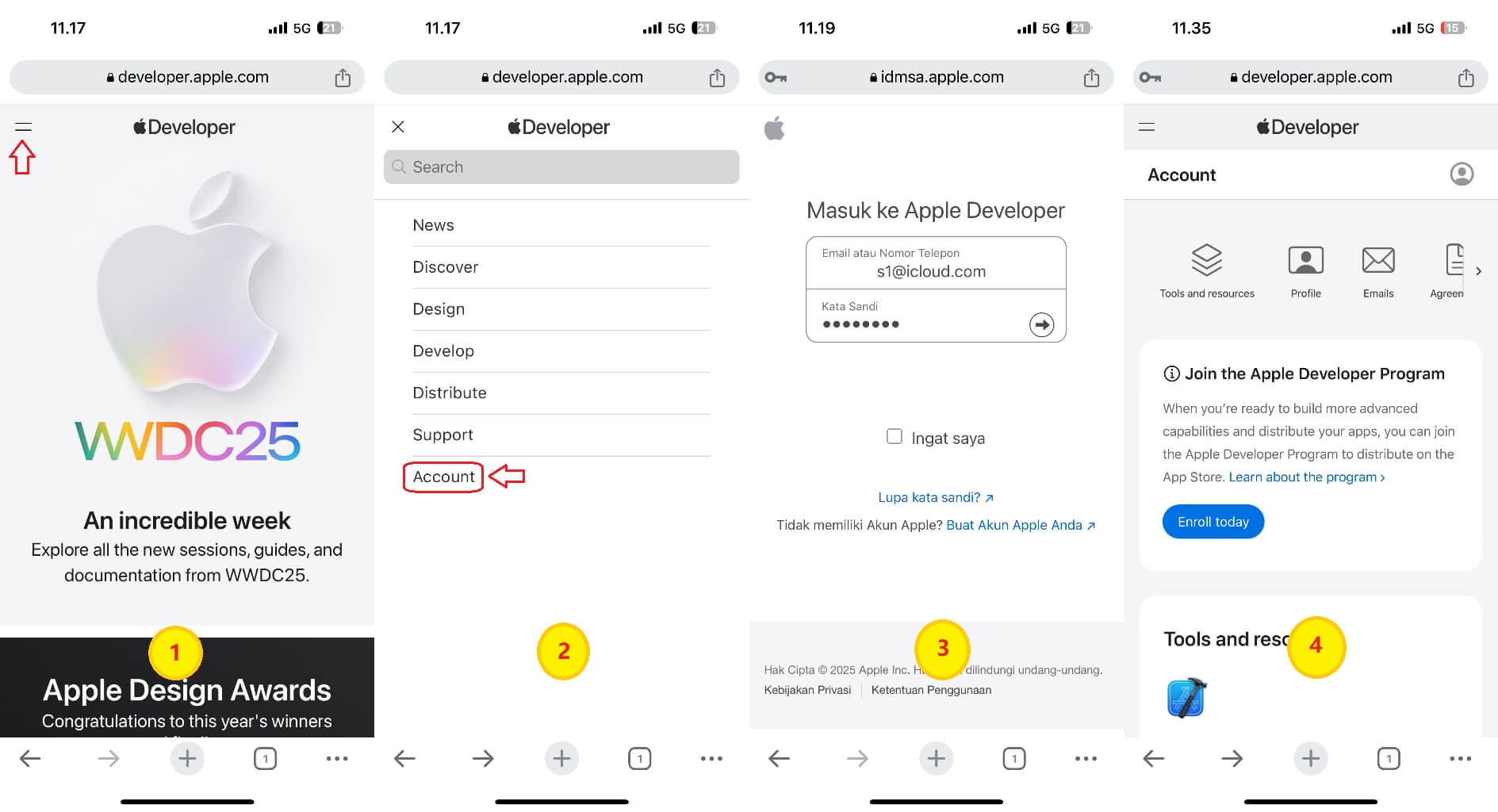 login developer apple com