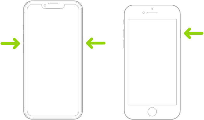memulai ulang iPhone untuk mengatasi iphone tidak mau mengisi daya