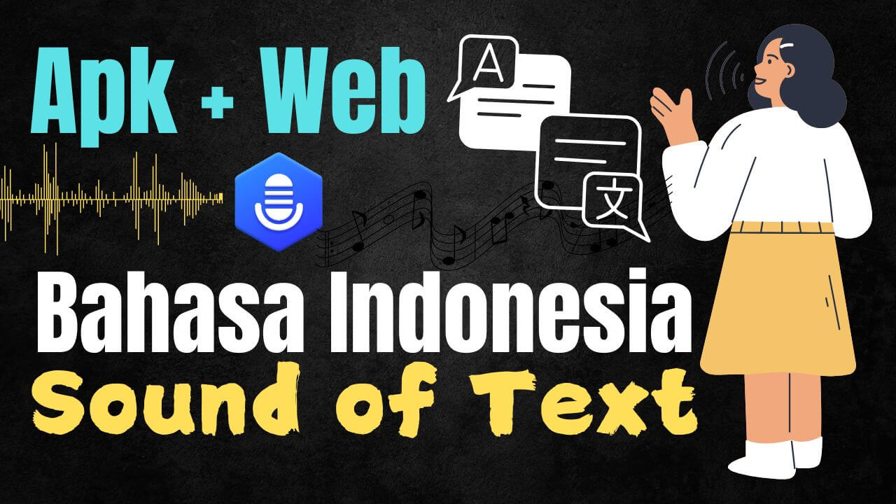 cara buat sound of text wa bahasa indonesia