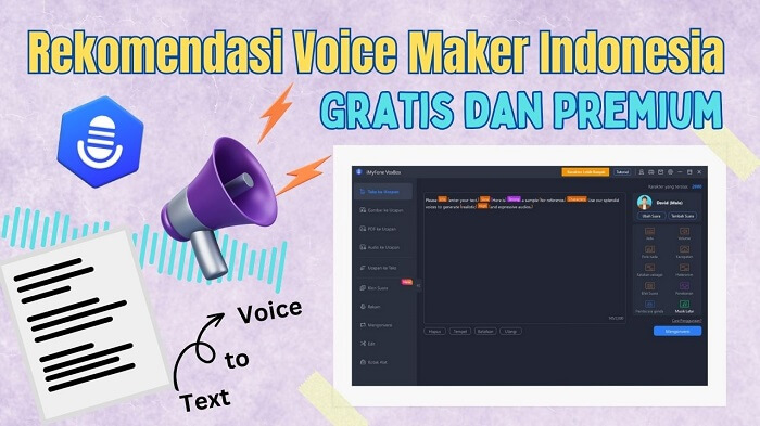 Rekomendasi 6 Voice Maker Indonesia Gratis dan Premium