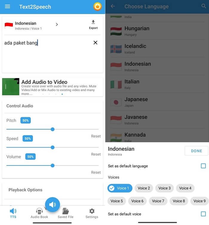 Text To Speech (TTS) Apk by STCodesApp