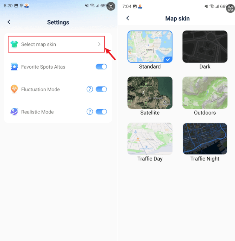 imyfone anyto android map skin