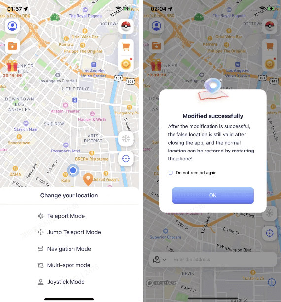 pokemon go location cheats