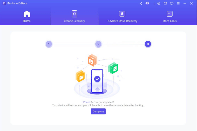 berhasil membackup data iphone