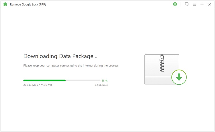 mengunduh paket data untuk perangkat anda