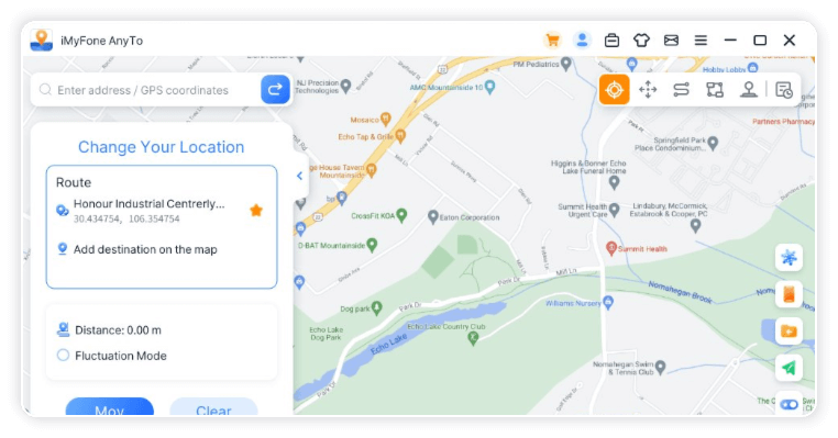 Pilih tujuan atau rencanakan rute