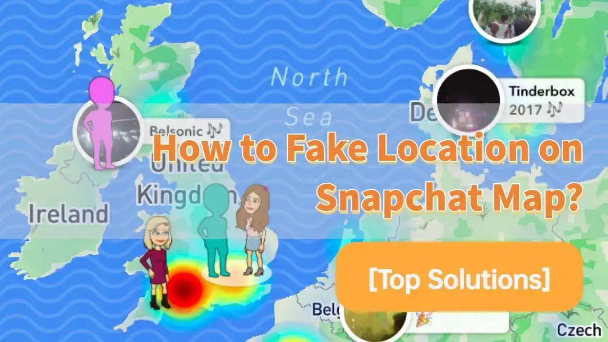 conas a falsa léarscáil snapchat