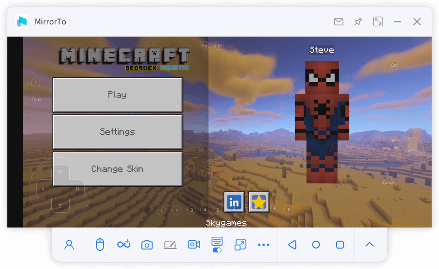 Bain sult as minecraft ar an ríomhaire