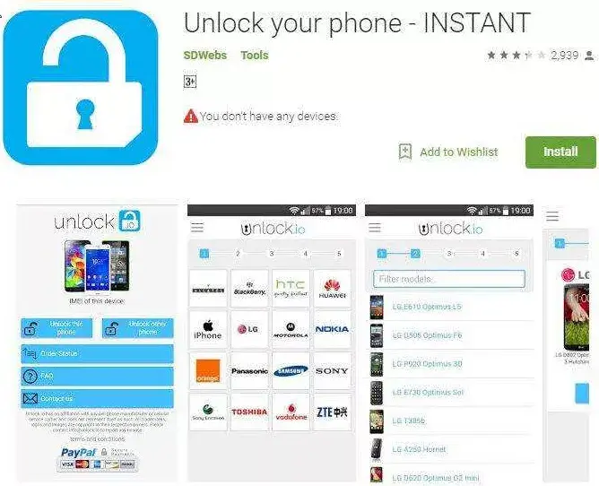 Unlocker של אנדרואיד בחינם עבור סים