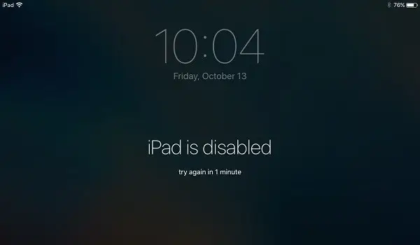 למה iPad מושבת והחיבור ל-iTunes לא עובד?