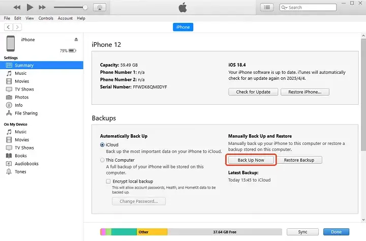 השתמש בגיבוי iCloud של האייפון עכשיו