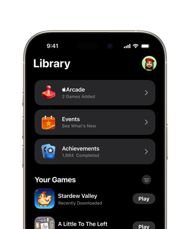 אפליקציית Games